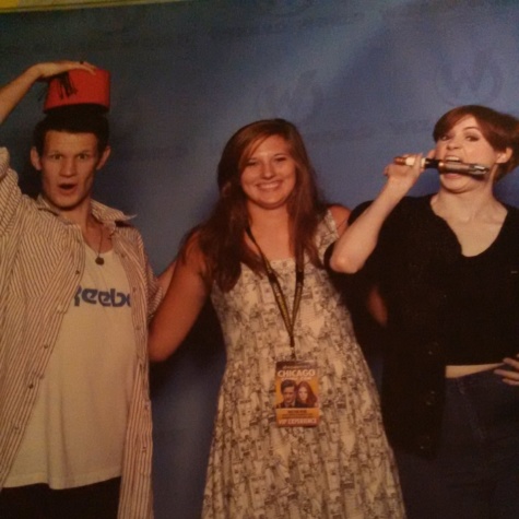 Me with Matt Smith and Karen Gillan. The two actors met with several fans over the course of the convention for fun photo ops. 