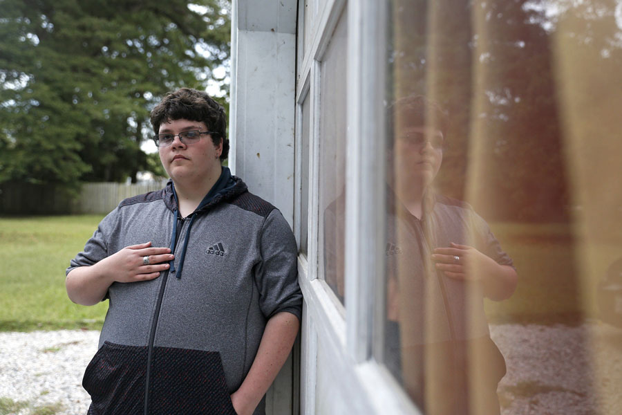 Gavin Grimm, who identifies as a transgender boy, is requesting to be allowed to use the boys' restroom at Gloucester High School. The U.S. Supreme Court has recently rejected hearing the case and sent it back to the lower court.