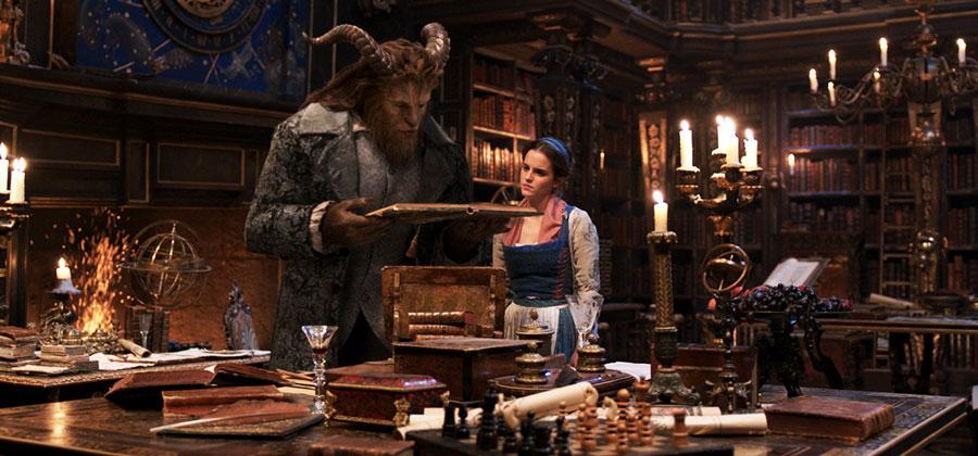 Dan Stevens and Emma Watson play the title characters in Disney's live action Beauty and the Beast.