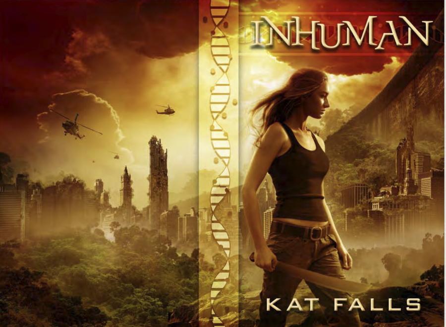 The cover of "Inhuman" by Kat Falls. 