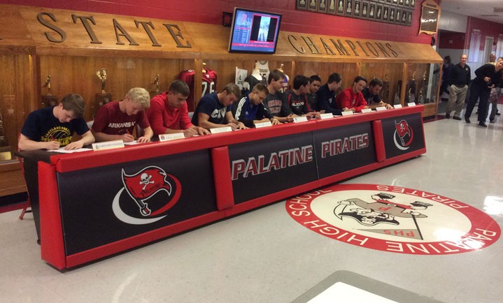 On May 20, seniors sign letters of intent.