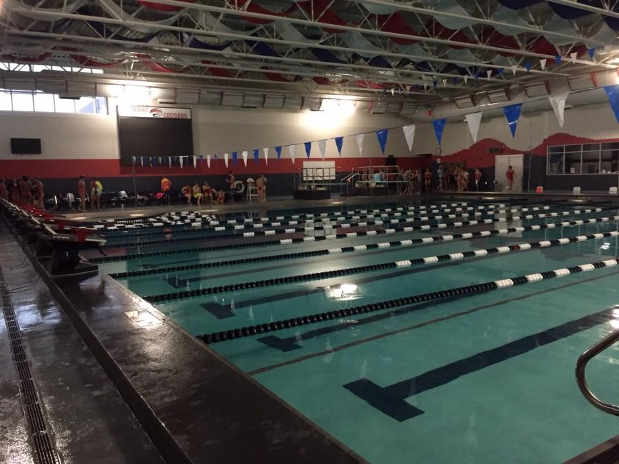 Conants newly renovated pool features eight competition lanes and high class starting blocks.