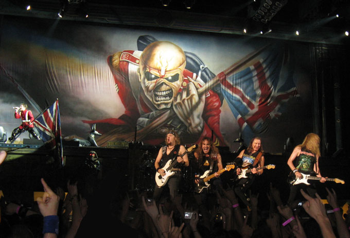 Iron+Maiden+performing+in+Paris.+They+are+currently+on+the+Book+of+Souls+tour+around+the+US.