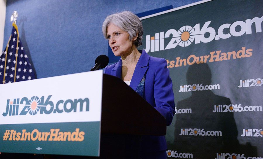 Green Party presidential nominee Jill Stein announces the formation of an exploratory committee to seek the Green Partys presidential nomination again in 2016 during an event at the National Press Club Feb. 6, 2015 in Washington, D.C.