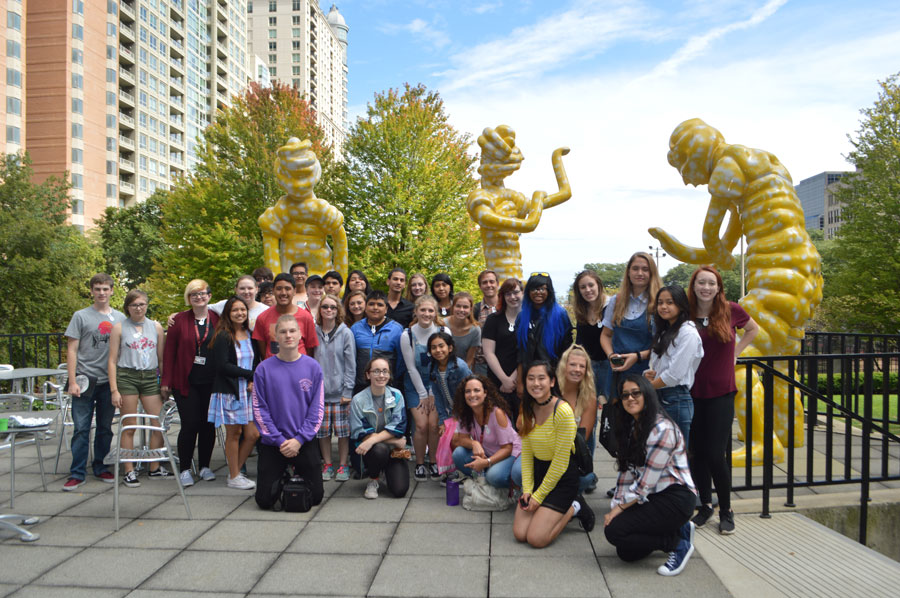 The art department organized a field trip to the Museum of Contemporary Art on Tuesday, Sept 19.