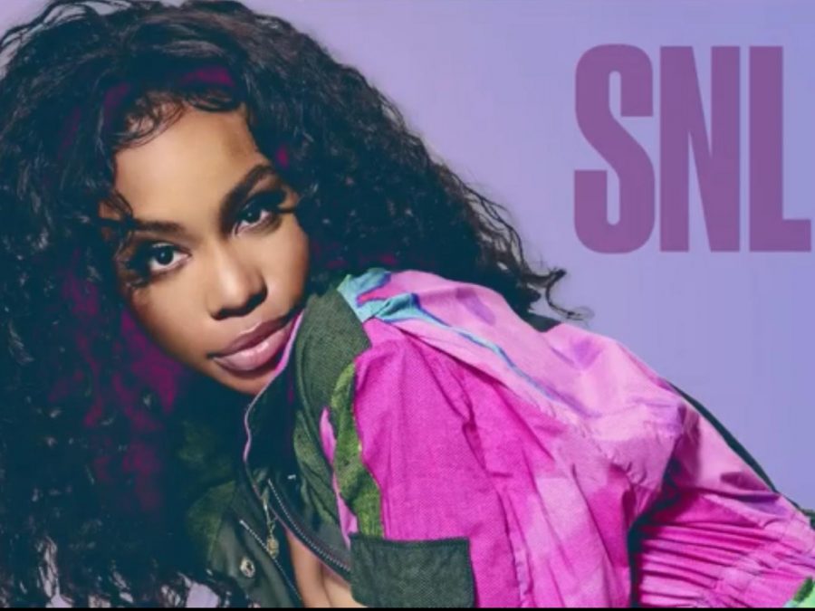 Sza appears on Saturday Night Live 

Image courtesy of Saturday Night Live Youtube Screenshot