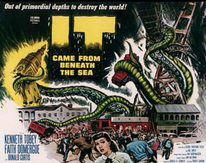 “It Came from Beneath the Sea” 1955 theatrical poster