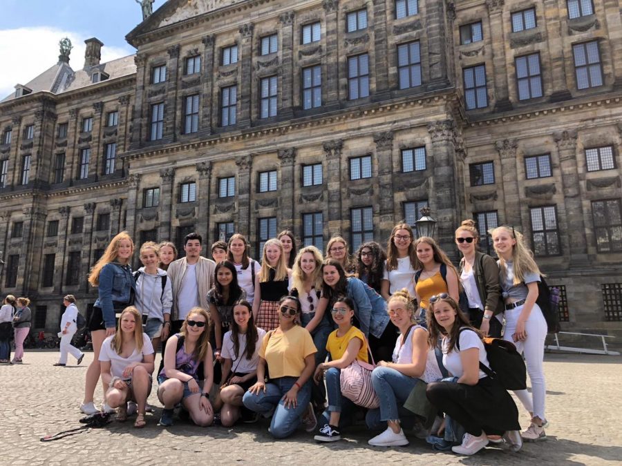 From last summers trip, Palatine students and staff in Cologne in front of the cathedral.