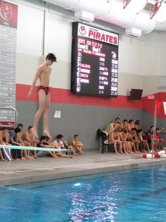 PHS dive competes well with scores of 5 and 6.