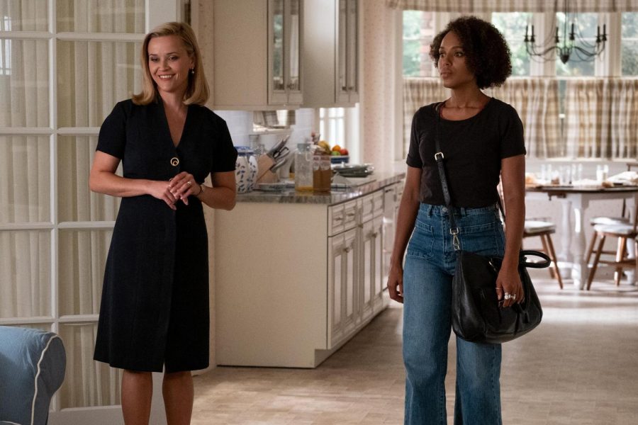 Elena (Reese Witherspoon) and Mia (Kerry Washington) in Little Fires Everywhere.