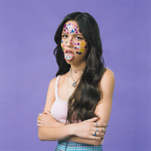 This is the cover art for Sour by the artist Olivia Rodrigo. The cover art copyright is believed to belong to the label, Geffen Records, or the graphic artist(s).