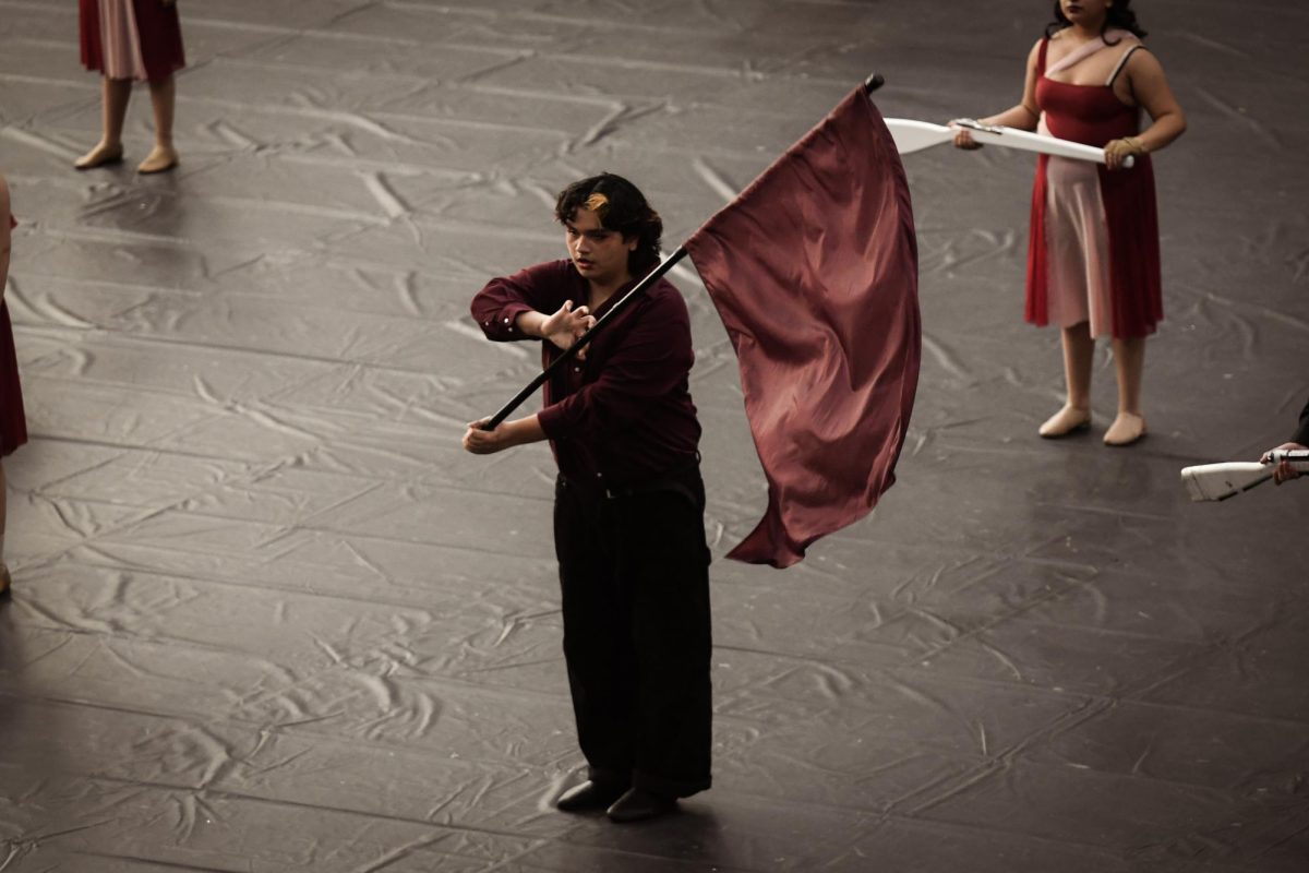 Elements such as contemporary dance, the usage of flags, and rifles are incorporated to create a stunning performance. 