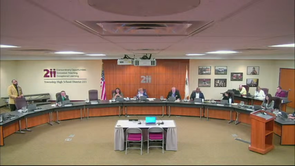 The District 211 Board of Education met on Aug. 15, 2024, to approve a one-year agreement with ChatGPT Enterprise.

(Screenshot of Township High School District 211 livestream)