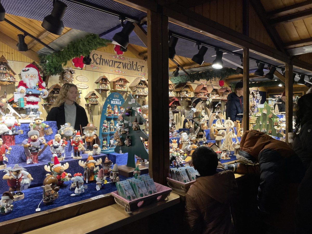 The Christkindl Market contains all sorts of goodies, from homemade wooden ornaments to the famous raclette cheese sandwich.