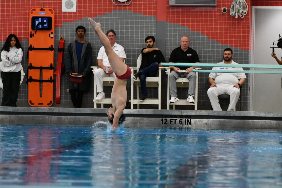 Boys swim and dive breaks records at senior night