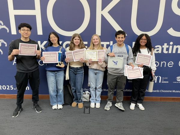 Cutlass staff attended the Northern Illinois Scholastic Press Association Spring conference on April 4. They won the Golden Eagle award, given to schools in the top 1/3 of their division.