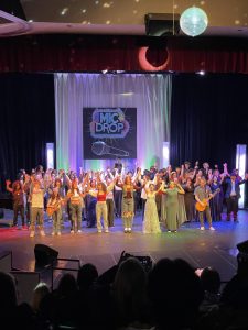 Variety Show performers take a bow during the finale song of the opening night.