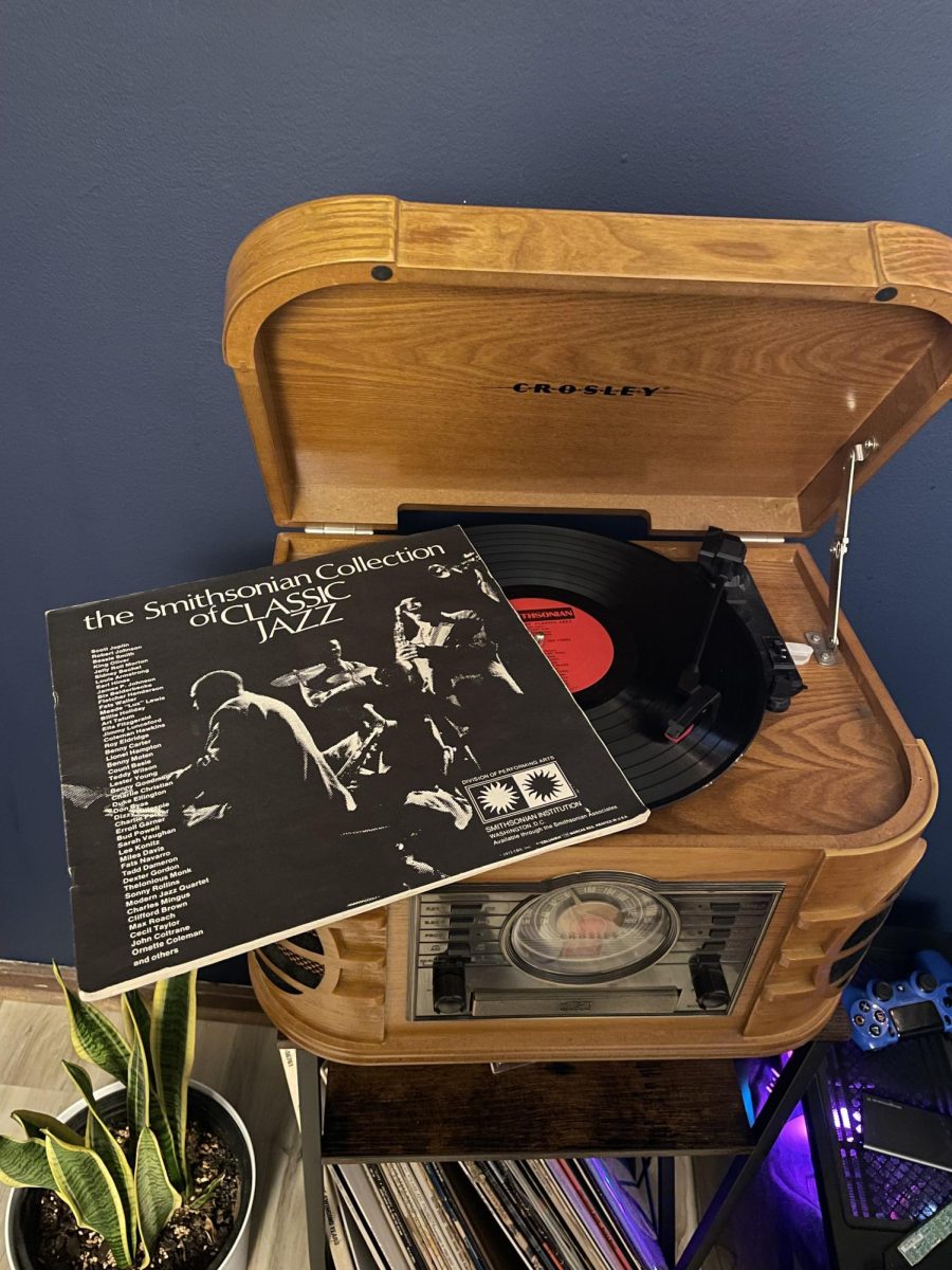 Vinyl records from the Smithsonian's Classic Jazz Collection showcase the evolution of jazz through its most influential artists.