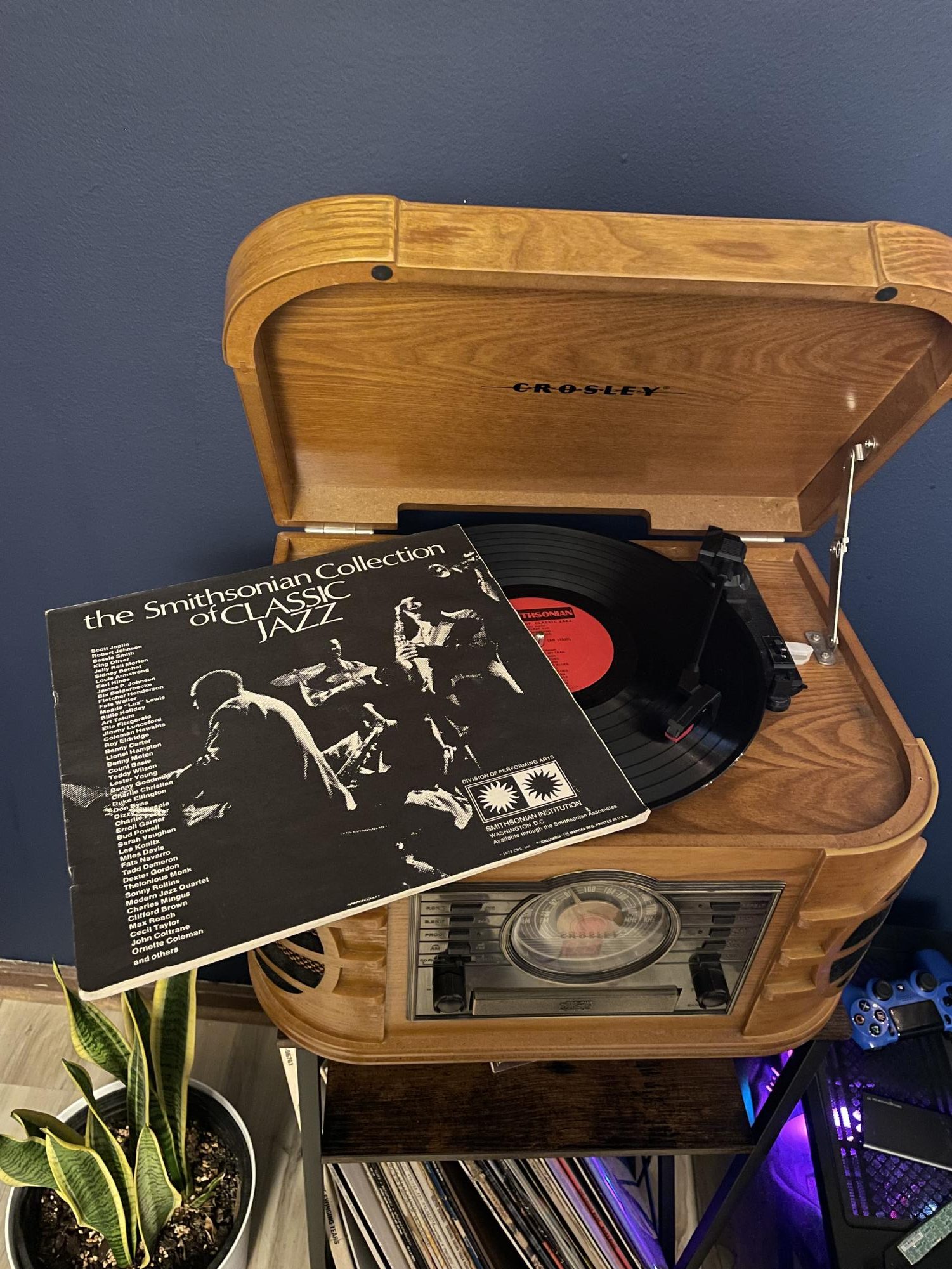 Vinyl records from the Smithsonian's Classic Jazz Collection showcase the evolution of jazz through its most influential artists.