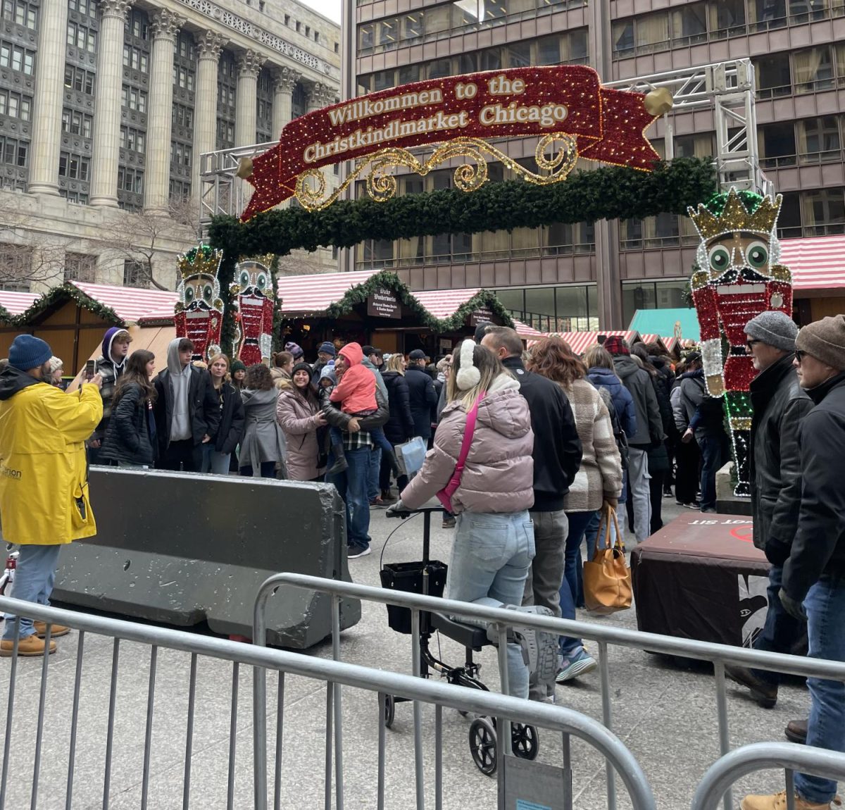A view of the Chriskindlmarket in Chicagos Daley Plaza last December.