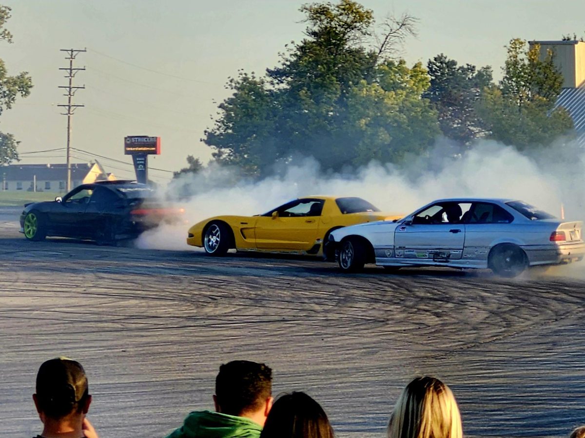 A crowd favorite, this trio of cars drifted side by side, perfectly in sync and thrilling the crowd at every angled turn. Making many rounds throughout the night, the trio made sure there was entertainment for everyone.