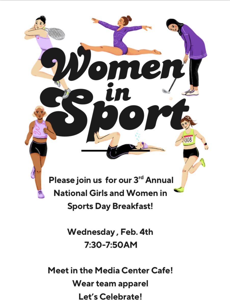 Female athletes are invited to attend the third annual Women in Sport Breakfast on Feb. 4 in the Media Center Café
