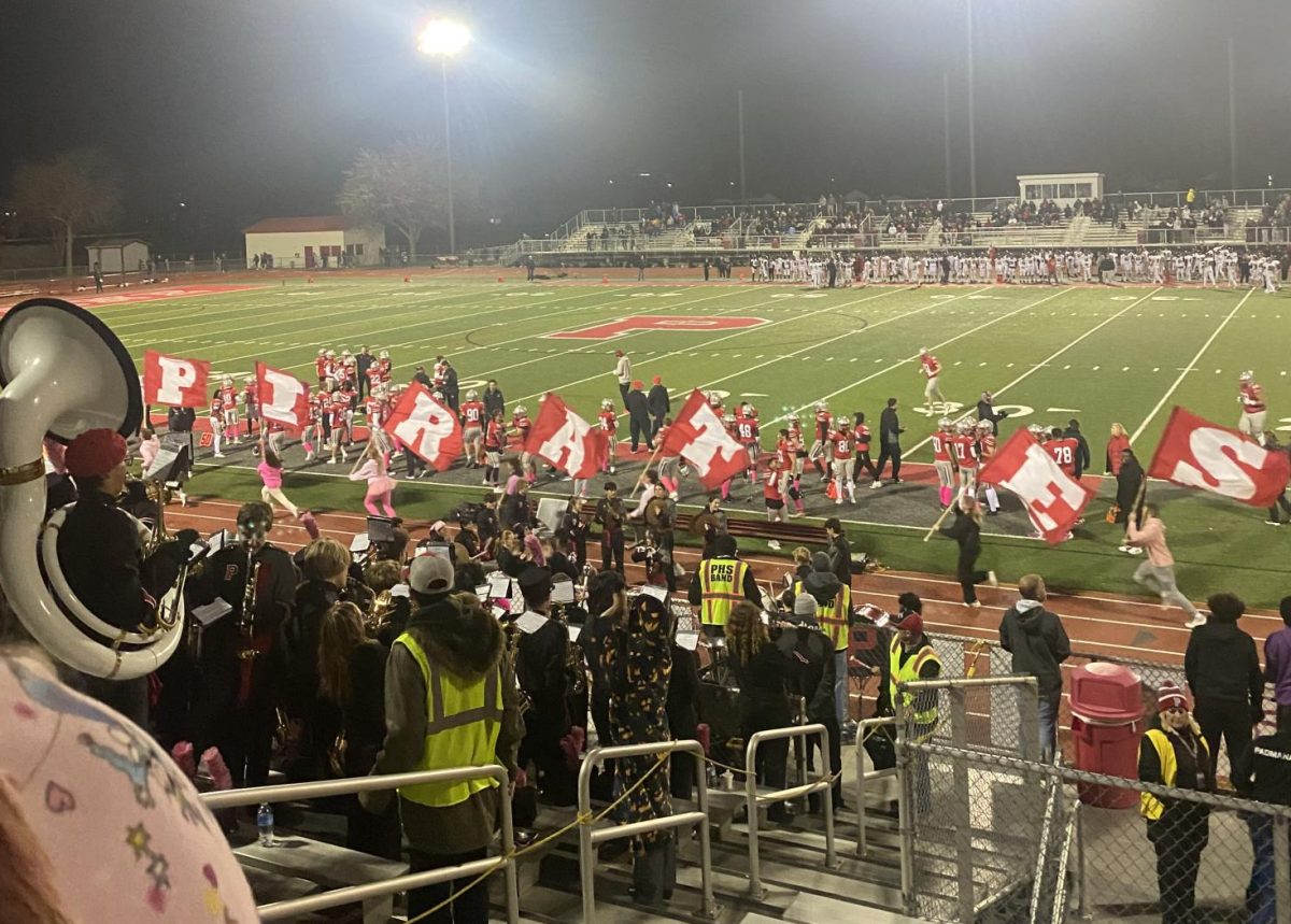 Palatine students support the PHS football team.