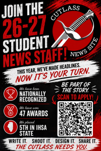 Join the 26-27 Cutlass staff!